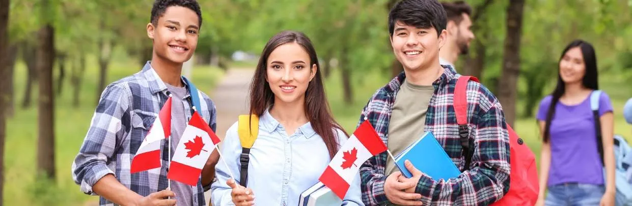 Estudantes no Canadá