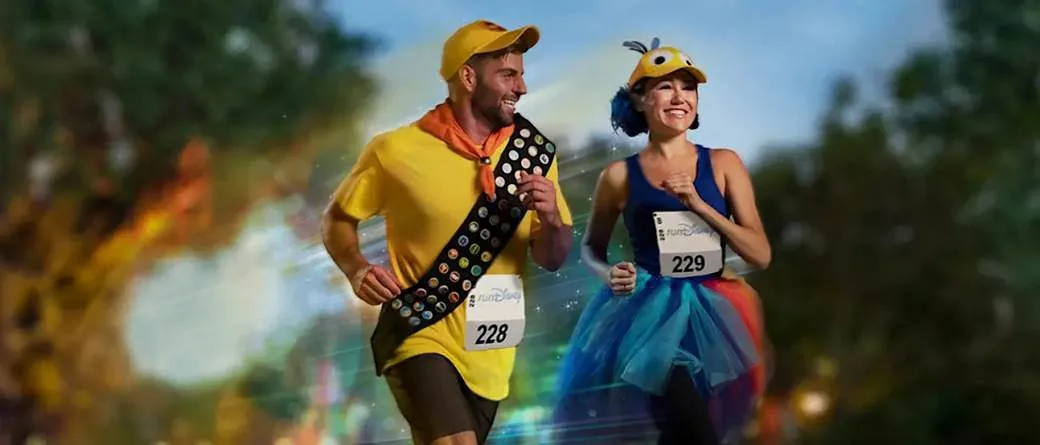 Corredores fantasiados na Disney