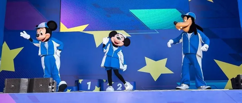 Celebração da corrida Disney